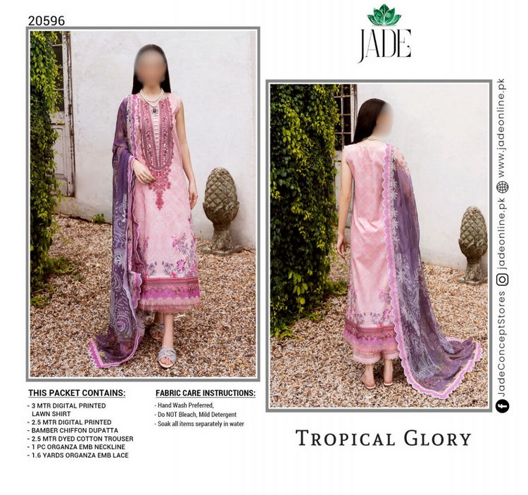 JADE TROPICAL GLORY LAWN-J-20596