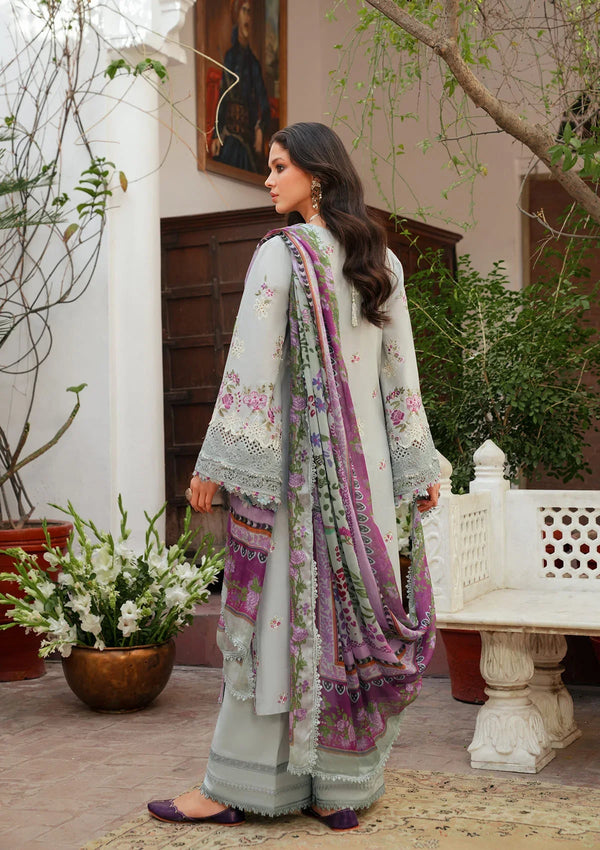 EK FASANA BY KAHF UN-STITCHED 3PC | KLB-6B BANAFSHA