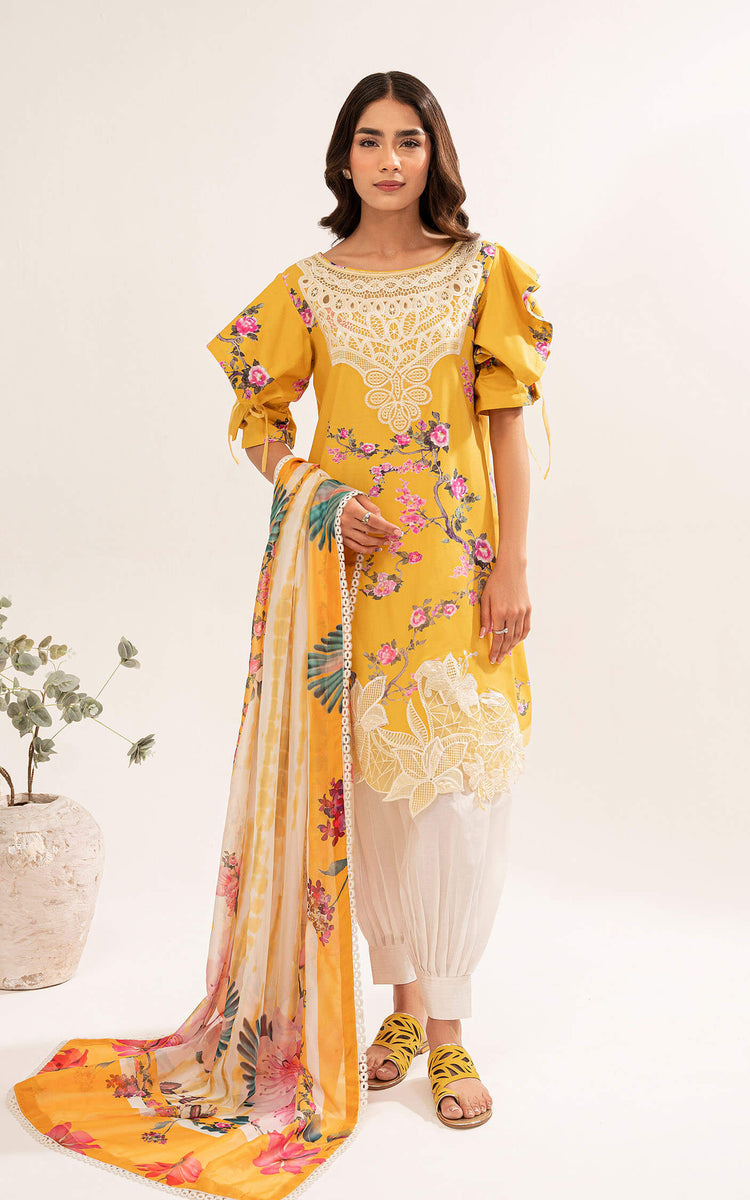 LEIA SUMMER LAWN BY || ASIFA & NABEEL || SARI (LL-02)