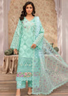 MAH - E ROOH BY KARMA STITCHED LAWN KC-1368 (BRIGHT CYAN )