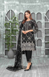 Sameeha Emb Paste Print Cutwork Dupatta By Tawakkal Fab D-1918