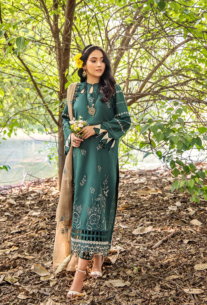 MAAH RUK LAWN EMBROIDERED UN-STITCHED BY HUMDUM-MR-03