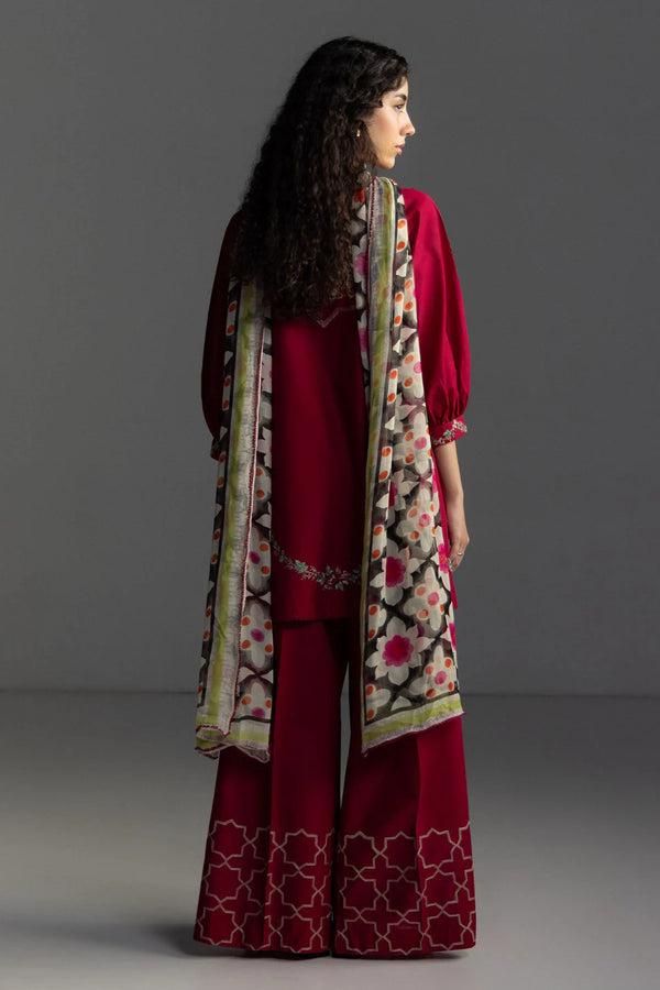 COCO BY ZARA SHAHJAHAN UN-STITCHED 3PC | 01 B