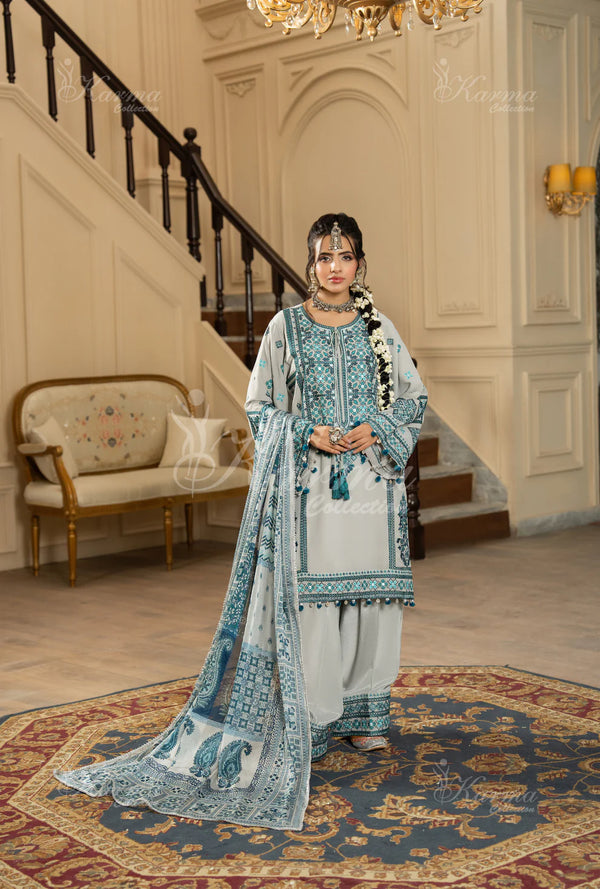 ROOHI KARMA- Light Grey