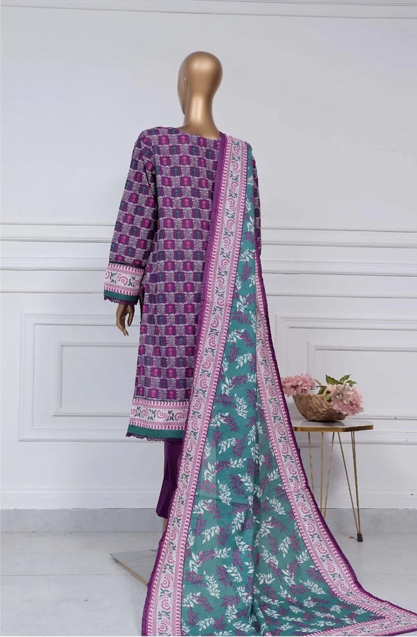 SADABAHAR PRINTED LAWN STITCHED 2025-D03