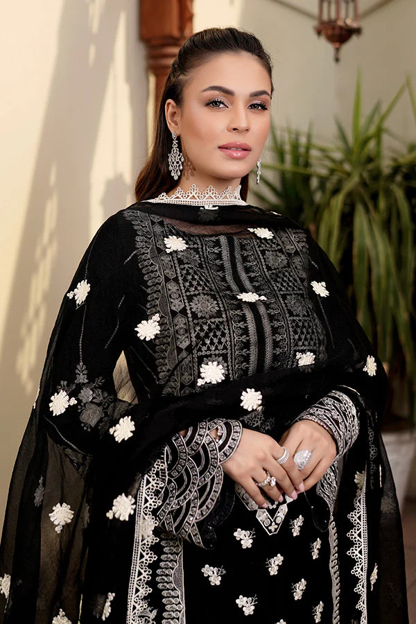 BAHAAR LUXURY LAWN BY MARYAM || LARA B-1014 ||