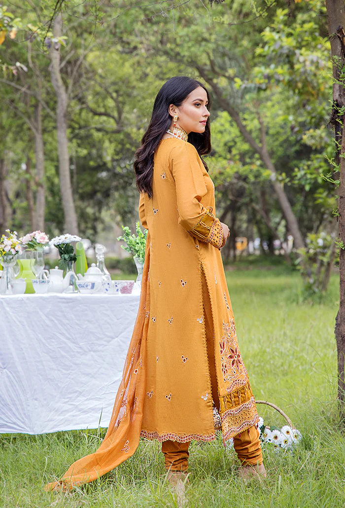 MAAH RUK LAWN EMBROIDERED UN-STITCHED BY HUMDUM-MR-04