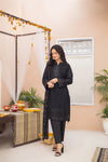 GEORGIA SEMI-STITCHED LAWN BY ZAINAB FAZLANI - QARAAR-BLACK