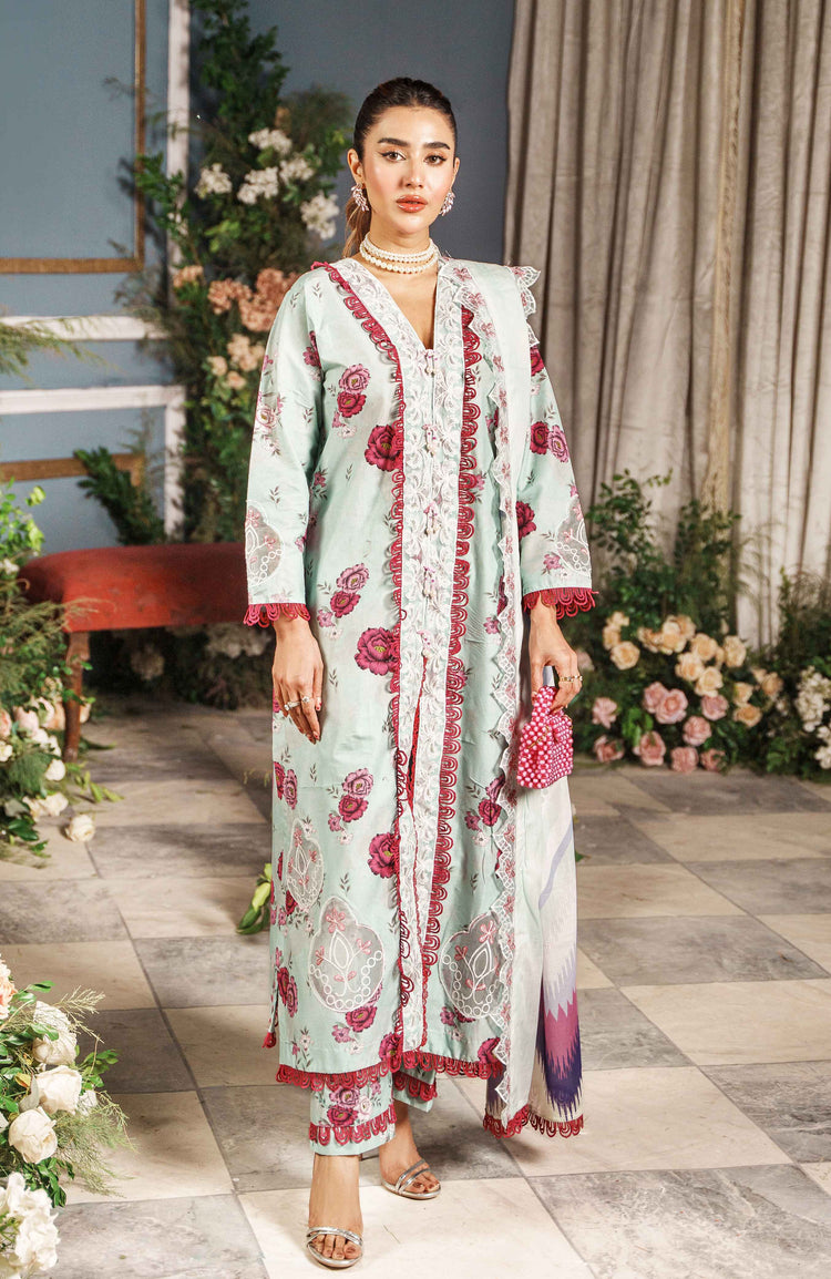 PRINTKARI BY ALZOHAIB CUTWORK UN-STITCHED 3PC | D-04