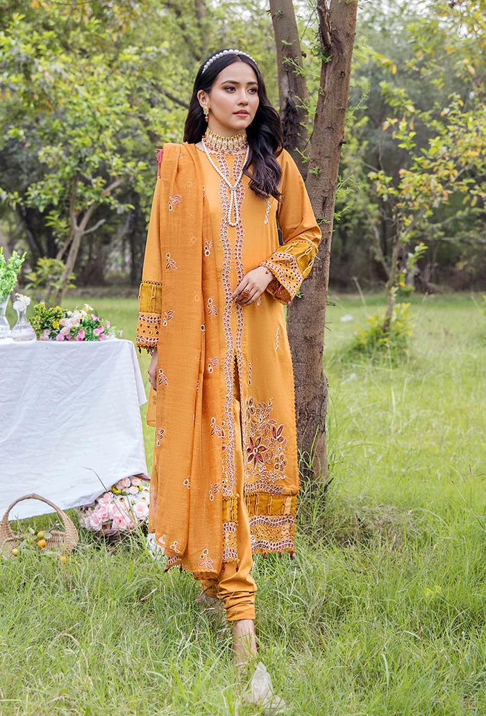 MAAH RUK LAWN EMBROIDERED UN-STITCHED BY HUMDUM-MR-04