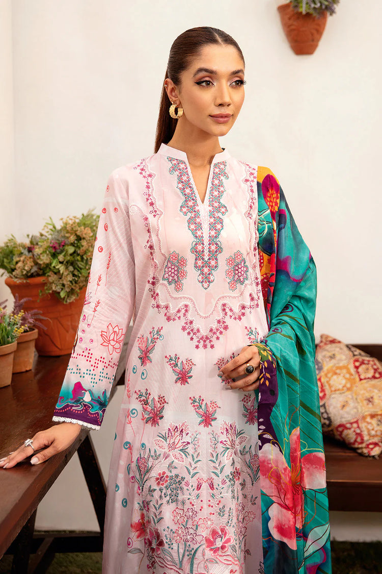 MASHAAL BY RAMSHA LUXURY LAWN-3PC | L-1204