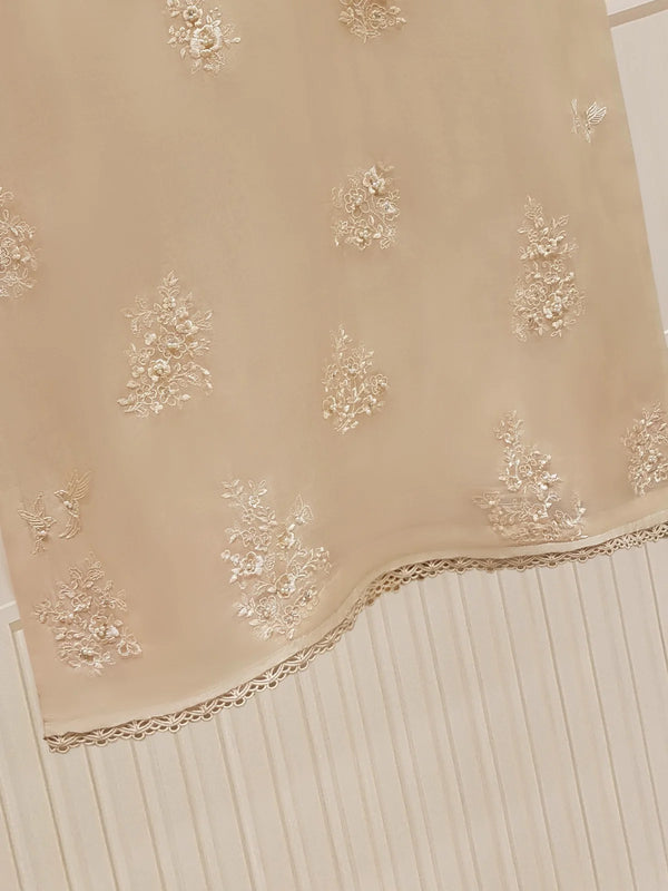 AGHA NOOR 2 PIECE PURE ORGANZA SHIRT & DUPATTA HEAVILY EMBROIDERED S107516