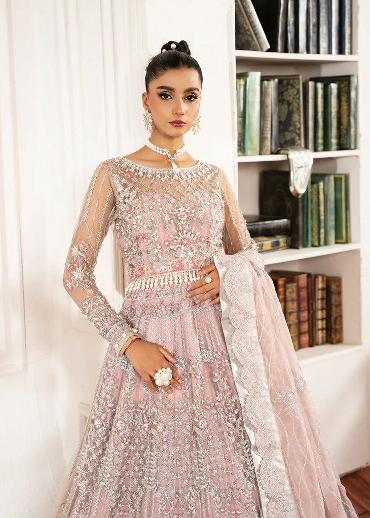 INAYAT ALIF BY AJR LUXURY WEDDING UN-STITCHED 3PC| ROSABELLE