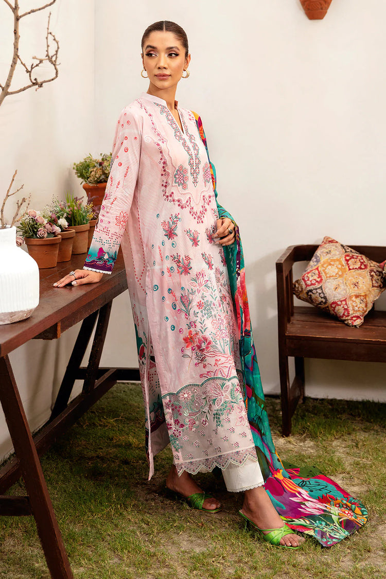 MASHAAL BY RAMSHA LUXURY LAWN-3PC | L-1204