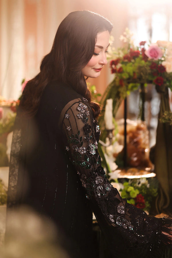 MARIA B CHIFFON WEDDING-26-204-BLACK