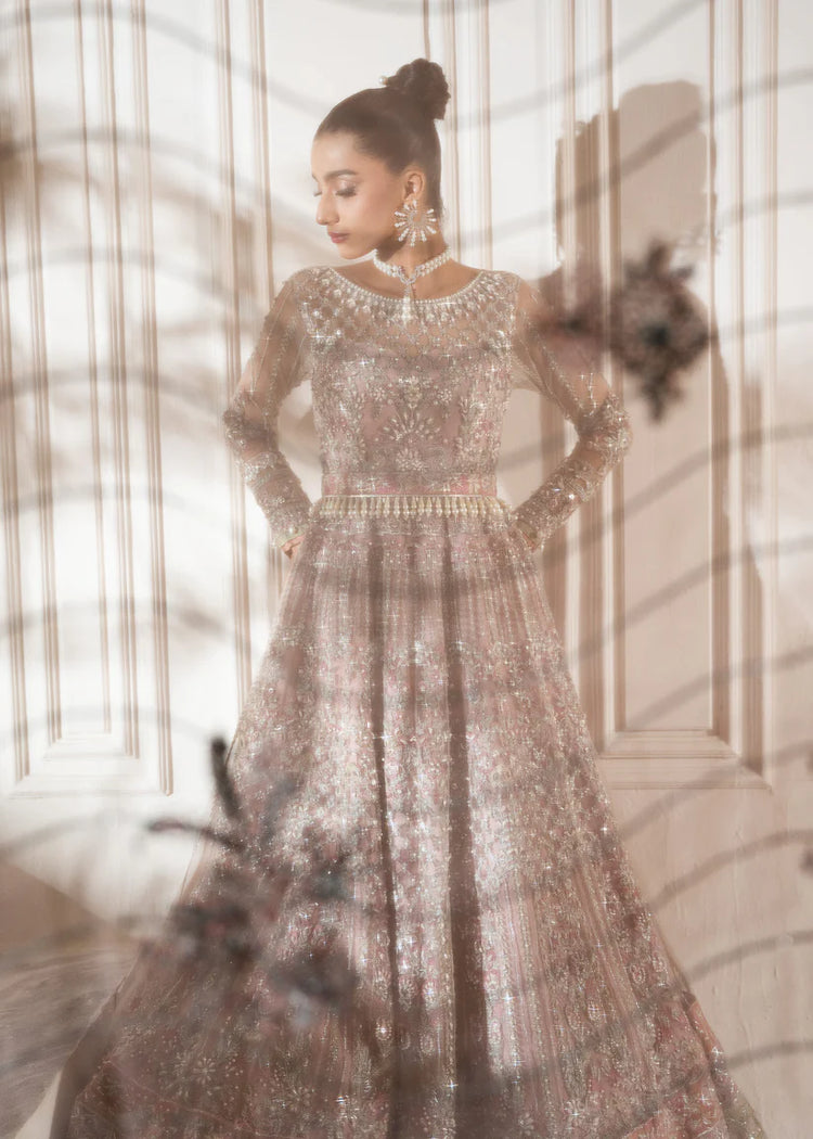 INAYAT ALIF BY AJR LUXURY WEDDING UN-STITCHED 3PC| ROSABELLE