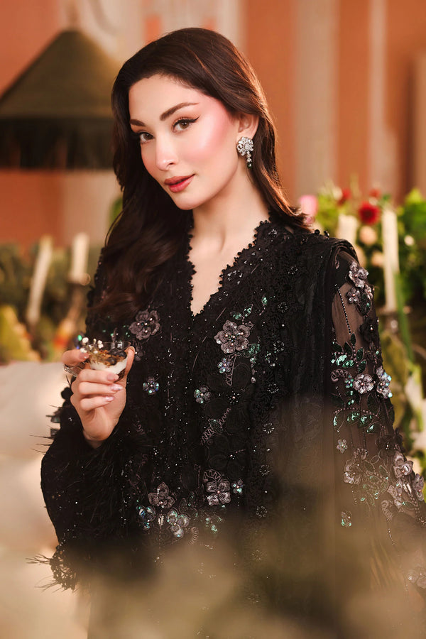 MARIA B CHIFFON WEDDING-26-204-BLACK