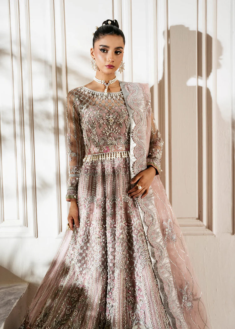 INAYAT ALIF BY AJR LUXURY WEDDING UN-STITCHED 3PC| ROSABELLE