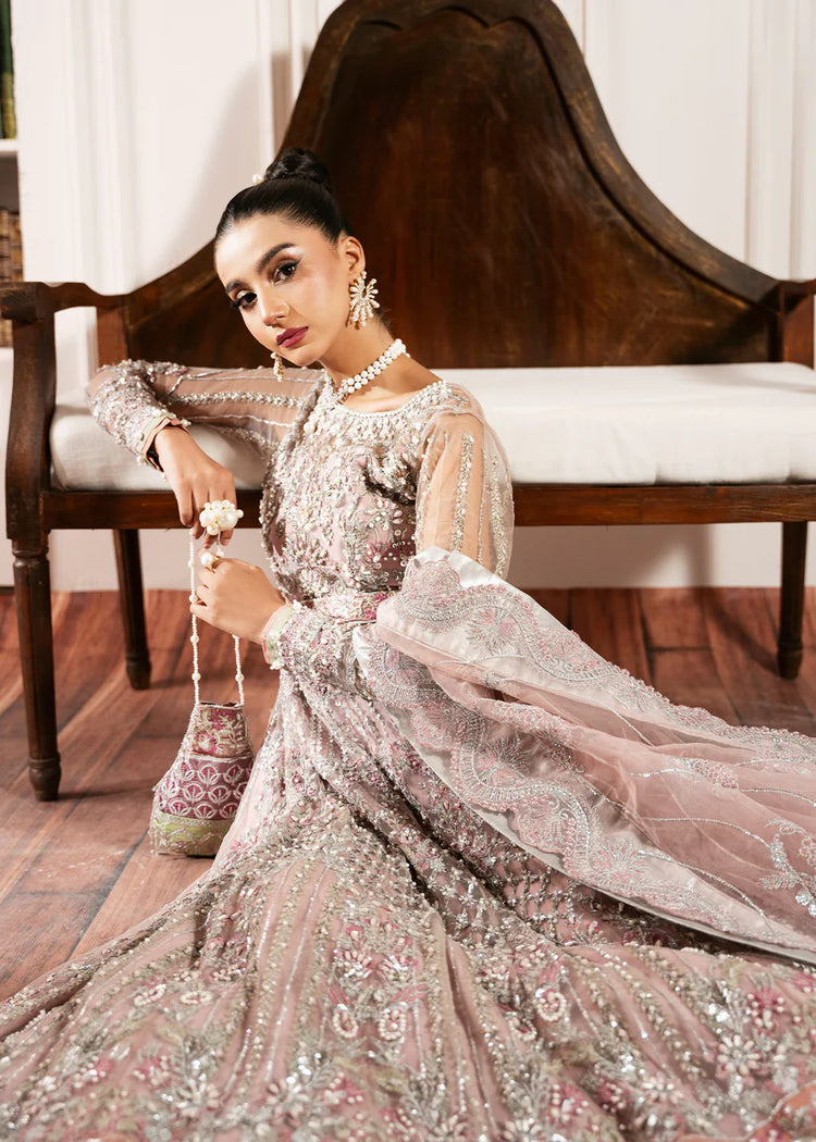 INAYAT ALIF BY AJR LUXURY WEDDING UN-STITCHED 3PC| ROSABELLE