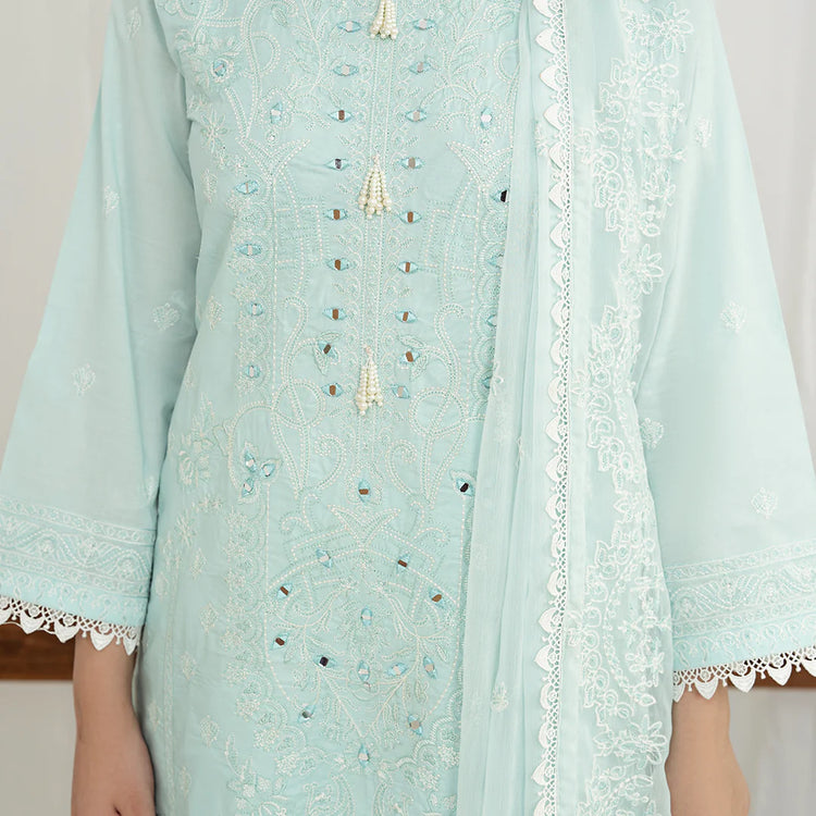 ANQARA BY ZAINAB FAZLANI UN-STITCHED 3PC | Elnaz