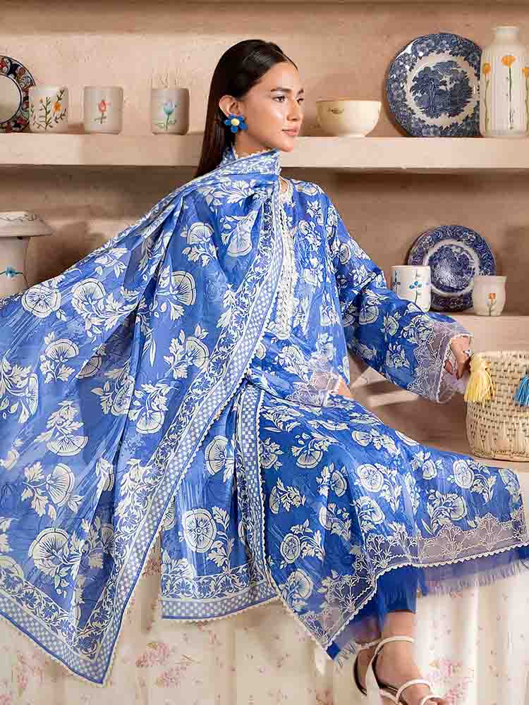 SAYA BY BRENISH UN-STITCHED LAWN | D-06
