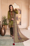 KARMA NAQSH- OLIVE GREEN