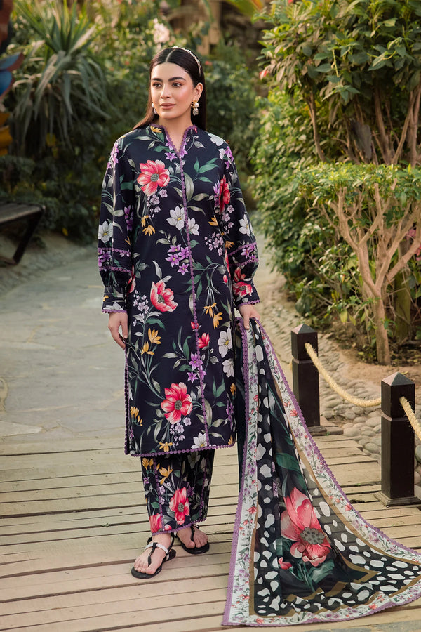 SHEEN PRINTS BY ALIZEH UN-STICHED 3PC|AF-PL-6015-VIOLA