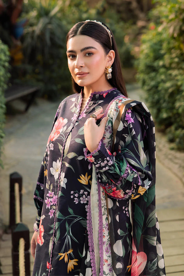 SHEEN PRINTS BY ALIZEH UN-STICHED 3PC|AF-PL-6015-VIOLA