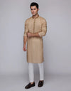 LIGHT BROWN COTTON KURTA | JJK-S-47260