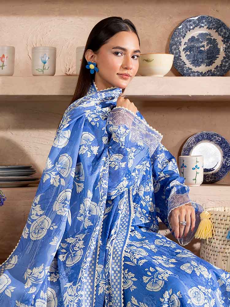 SAYA BY BRENISH UN-STITCHED LAWN | D-06