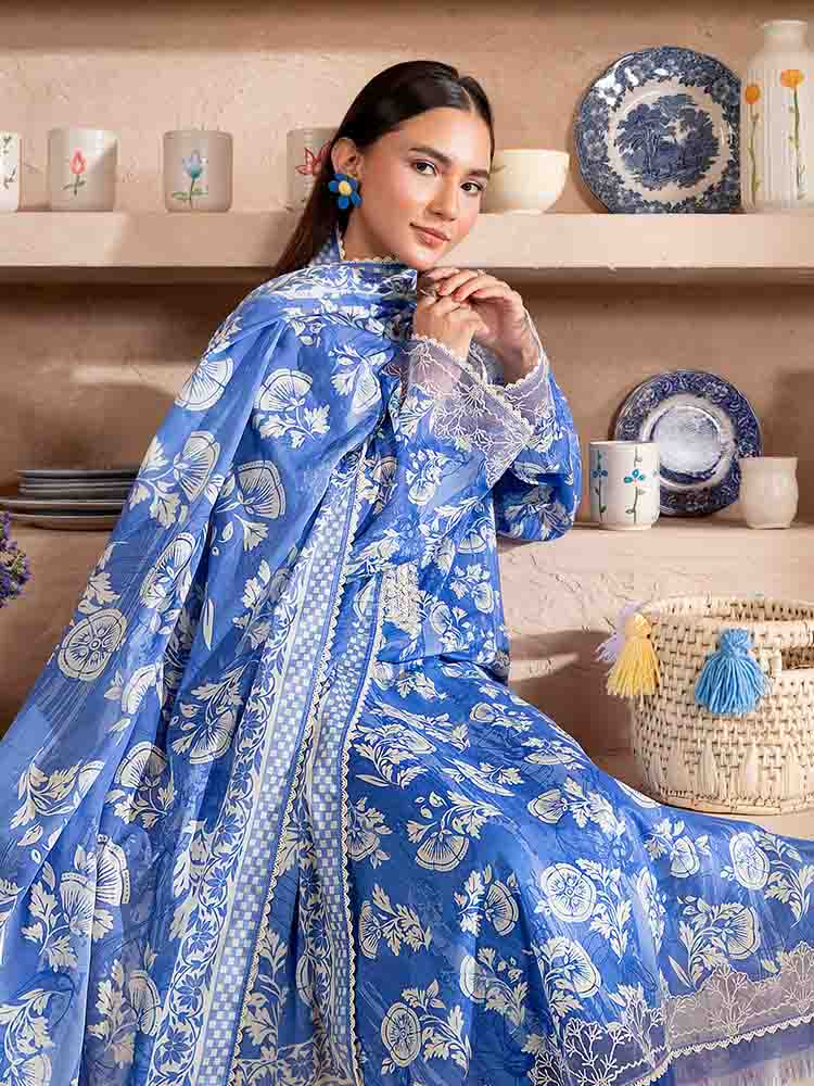 SAYA BY BRENISH UN-STITCHED LAWN | D-06