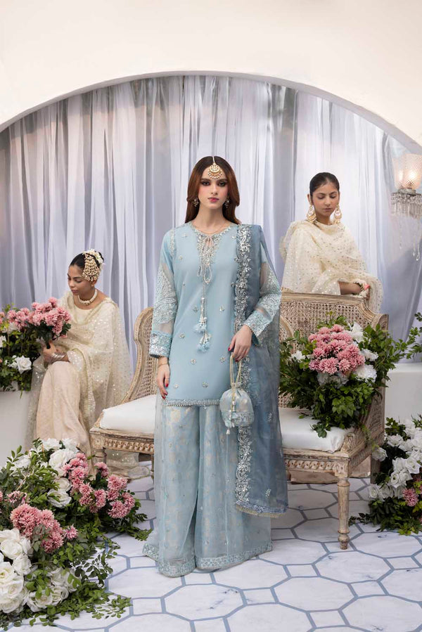 ZARDOZI NIKAH- 04 BABY BLUE
