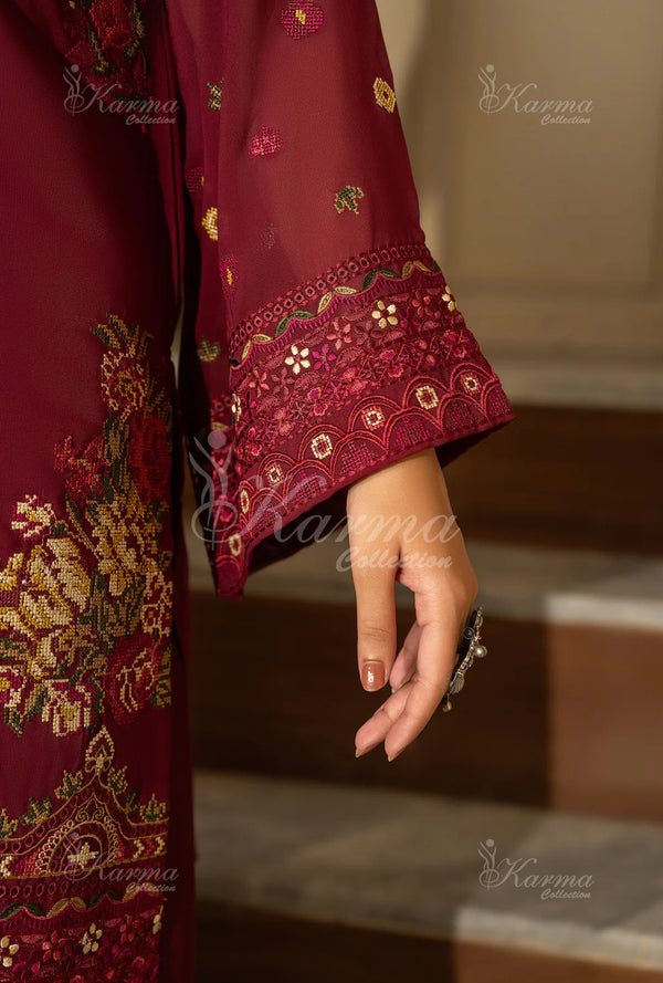 ROOHI KARMA- Maroon Wine