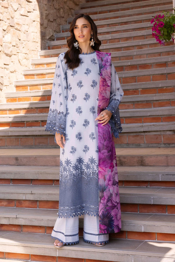 LESERKARI BY ADAN'S LIBAS | LUXURY CHIKANKARI | D-1712