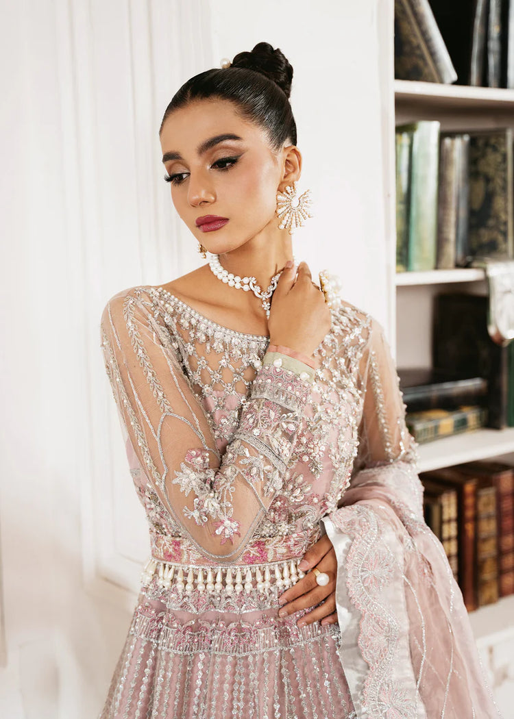 INAYAT ALIF BY AJR LUXURY WEDDING UN-STITCHED 3PC| ROSABELLE