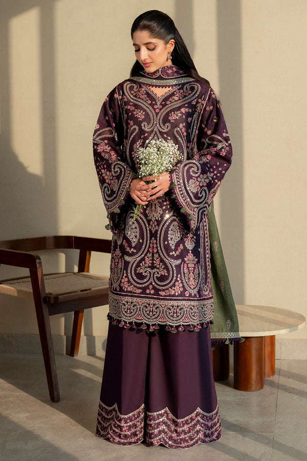 SHAHKAAR BY JAZMIN LUXURY LAWN | D-06