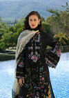 ELAF SIGNATURE EMBROIDERED LAWN 3PC | BLACK THRONE