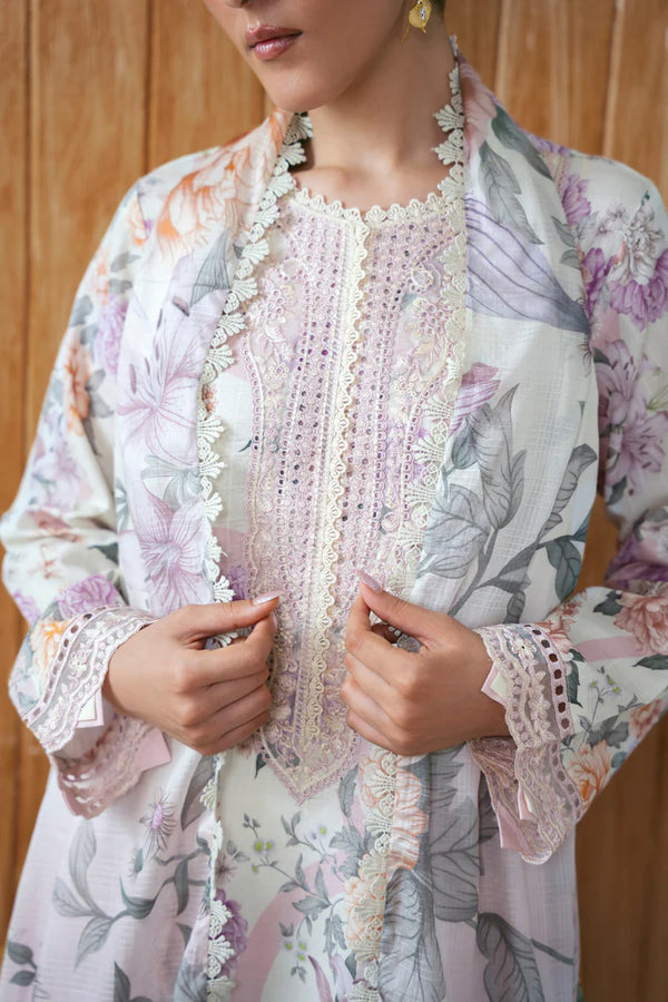 AABYAAN PRINT LUXU UN-STITCHED -SARIYA (AP-03)