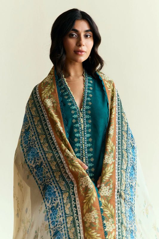 COCO BY ZARA SHAHJAHAN LAWN EID EDIT -MARIGOLD-D4