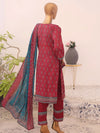 Humsafar By MTF Digital Printed Embroidery Lawn | Unstitched Suit D04