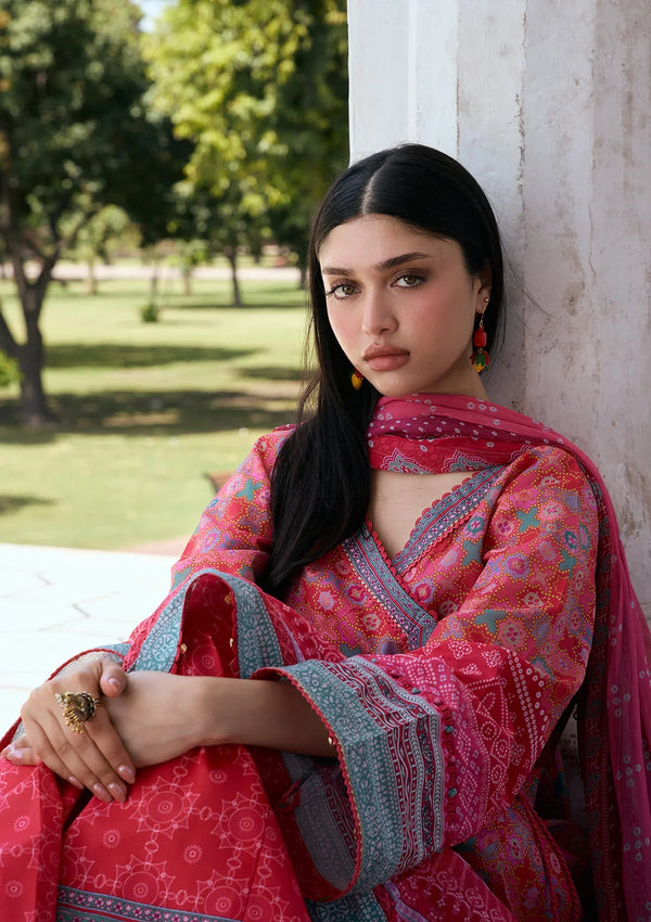 Aangan-Print Chiffon'26 By Kahf - KPS-3A TABEER