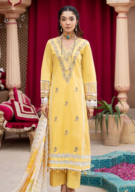 AL-ZOHAIB SUNSHINE BLOOM LAWN  EID EDITION|  D#6