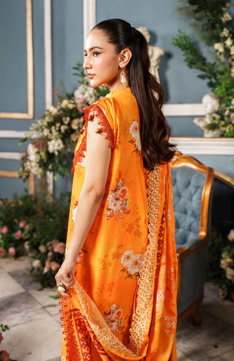 PRINTKARI BY ALZOHAIB CUTWORK UN-STITCHED 3PC | D-05