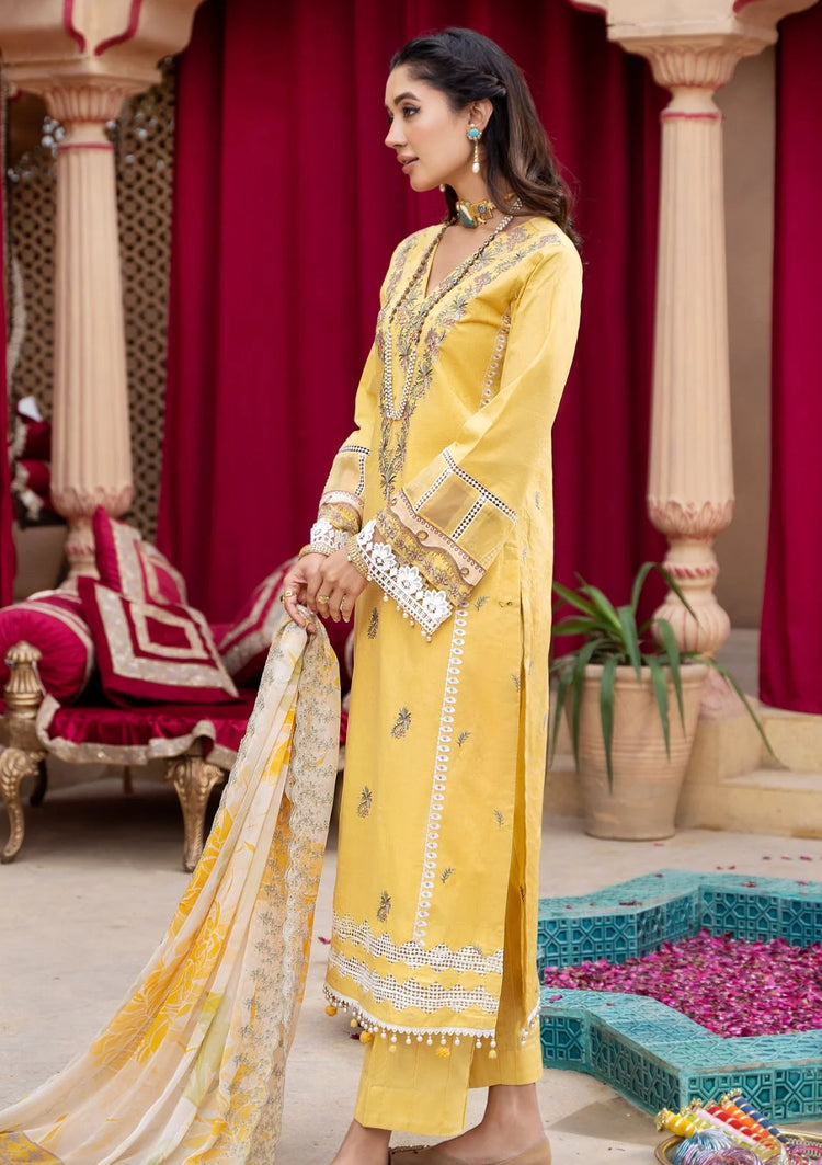 AL-ZOHAIB SUNSHINE BLOOM LAWN  EID EDITION|  D#6