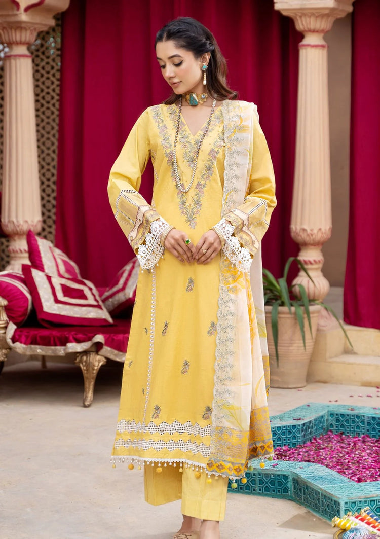 AL-ZOHAIB SUNSHINE BLOOM LAWN  EID EDITION|  D#6