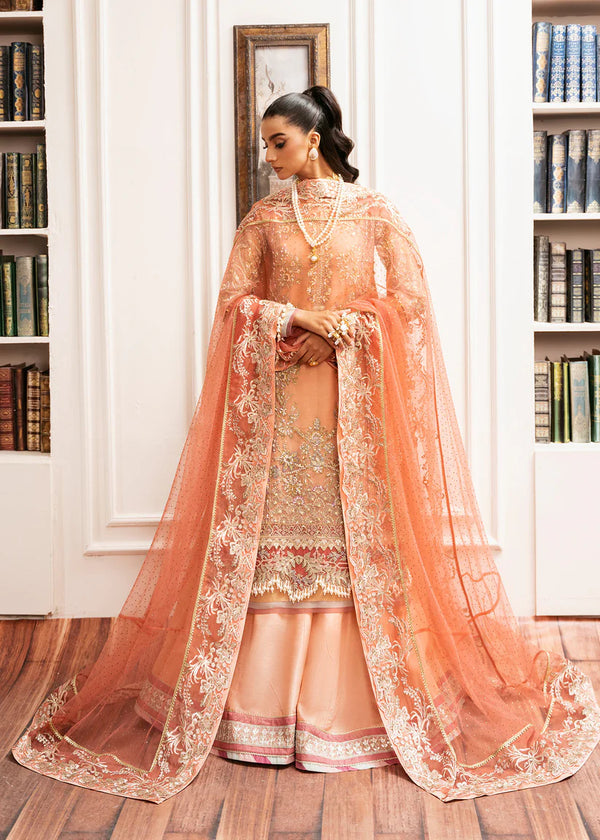 INAYAT ALIF BY AJR LUXURY WEDDING UN-STITCHED 3PC| SUN-KISSED