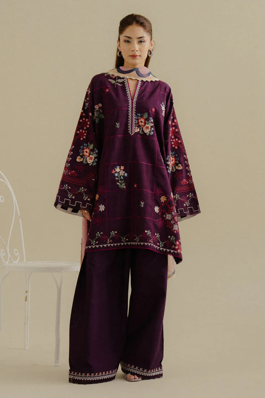 COCO BY ZARA SHAHJAHAN UN-STITCHED 3PC | Sufa-5B