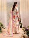 CHIKANKARI 3-Piece Unstitched Digital Printed Lawn Suit