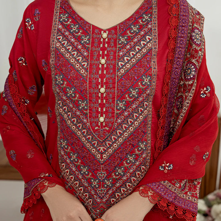 ANQARA BY ZAINAB FAZLANI UN-STITCHED 3PC | Leila