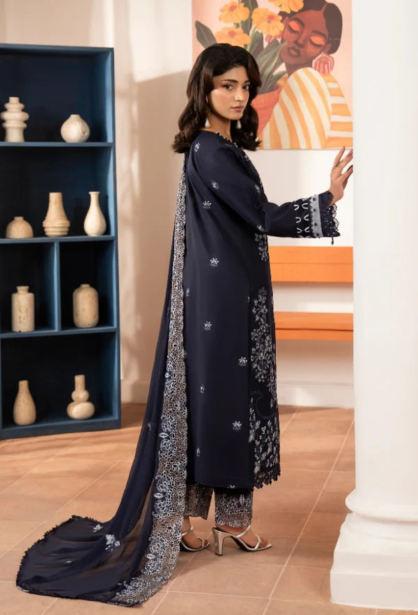 MERAKI BY HUMDUM UNSTITCHED LAWN D-09